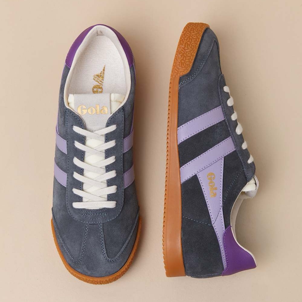 Gola Charcoal and Lavender Trainers - Picture 8 of 9
